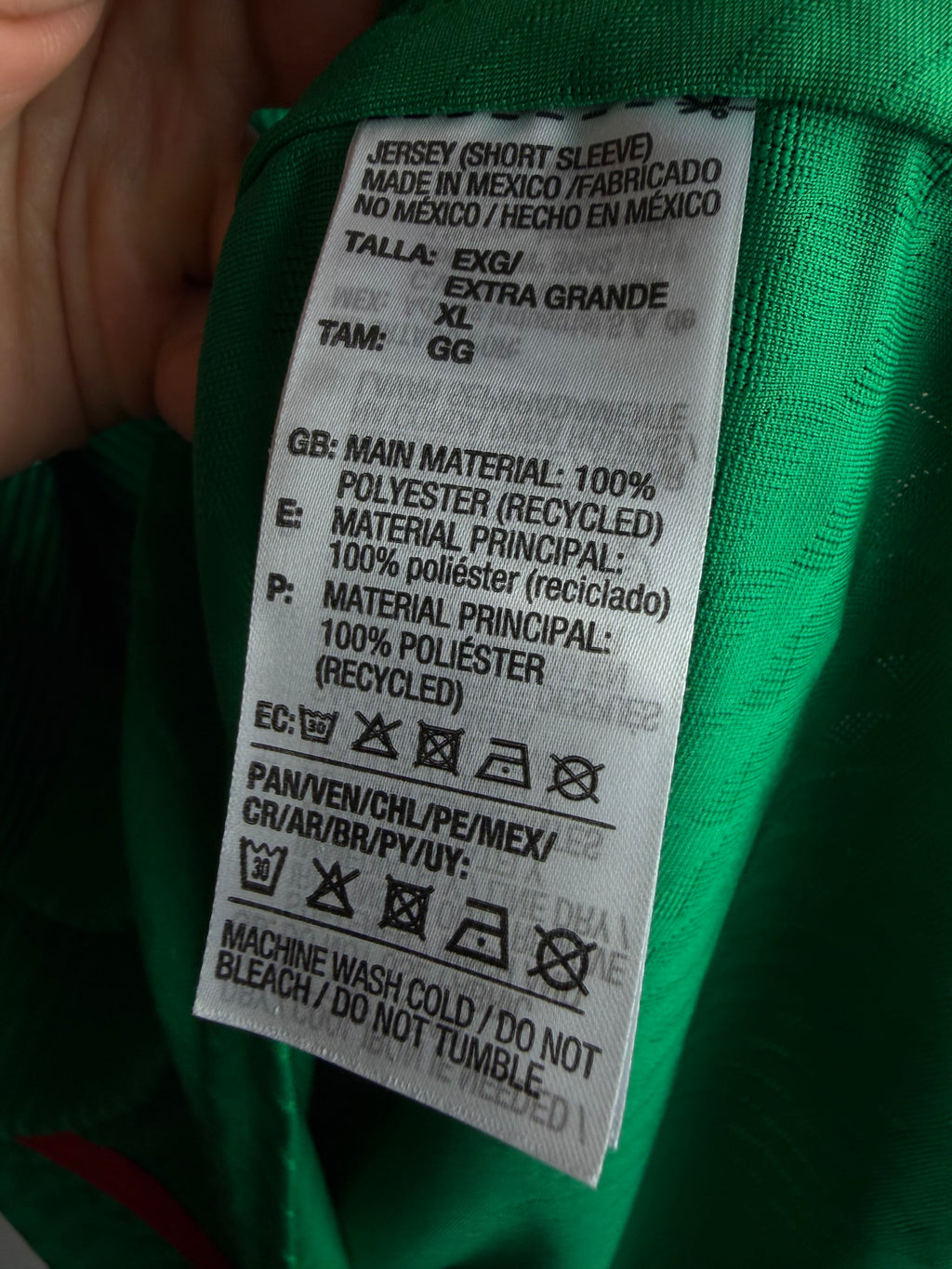 Mexico National Team 2022/23 Home Jersey #24 Chavez Player Version