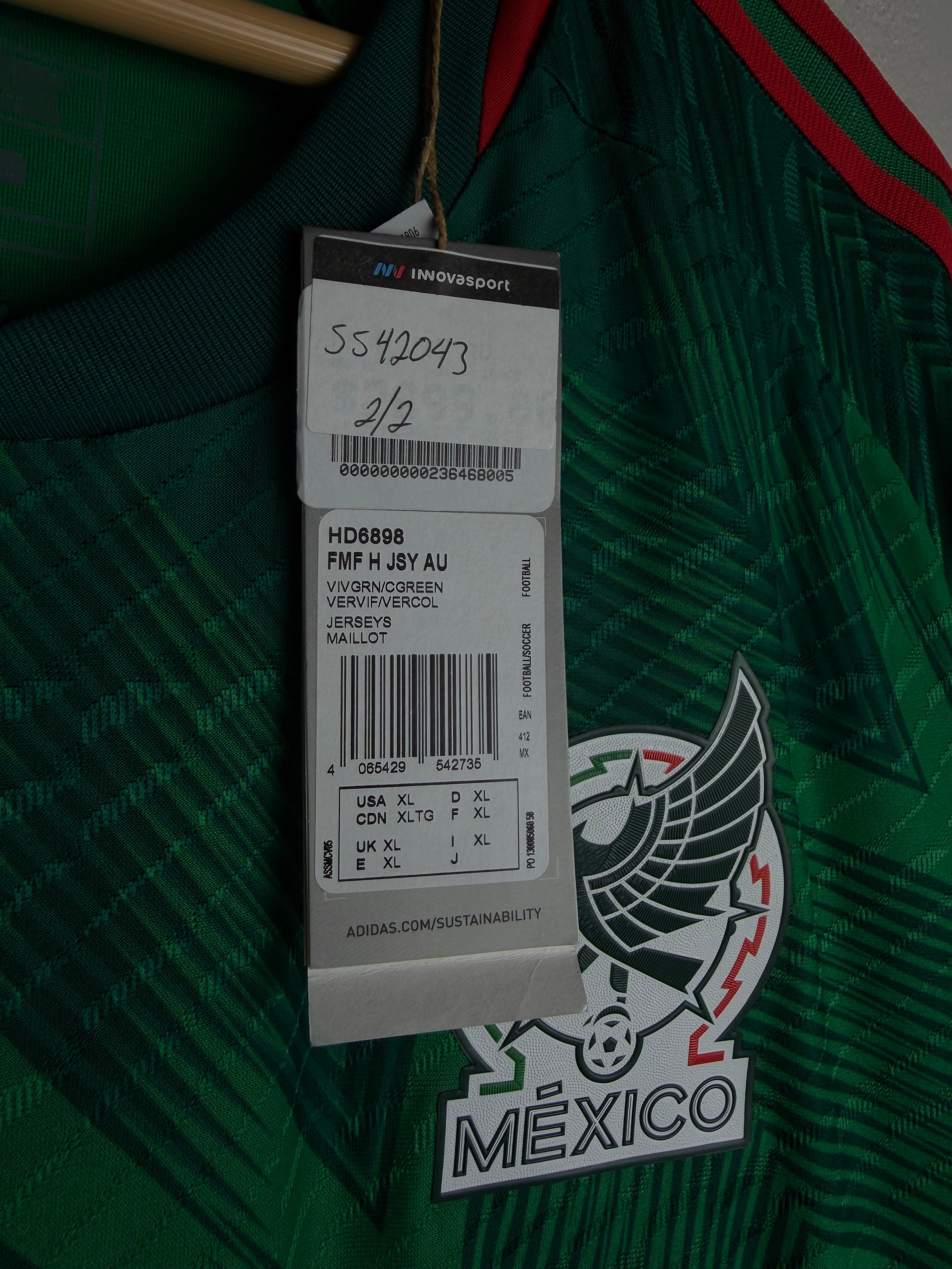 Mexico National Team 2022/23 Home Jersey #24 Chavez Player Version